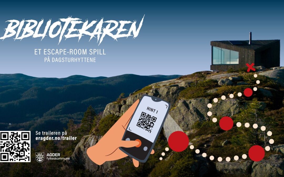 «Bibliotekaren» – et Escape room-spill på dagsturhytta