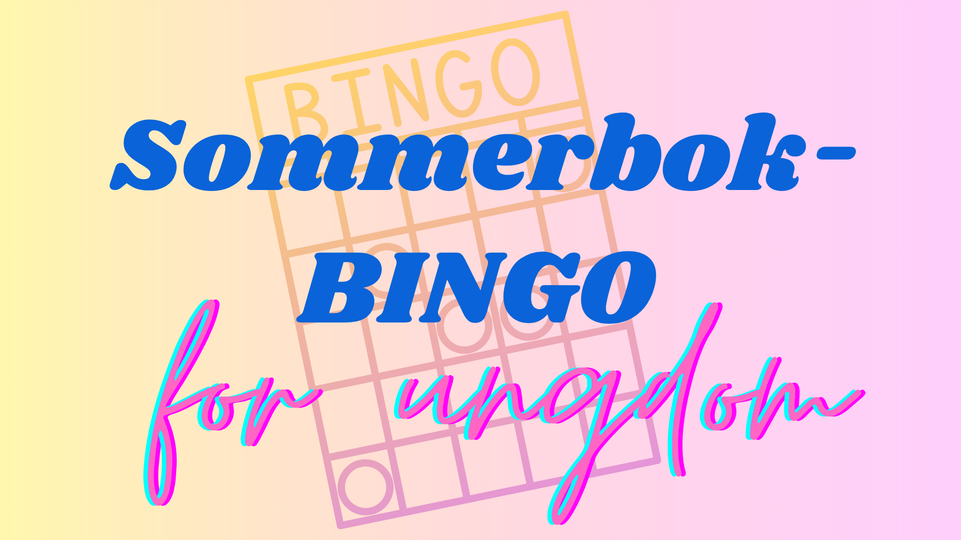 bingo for ungdom